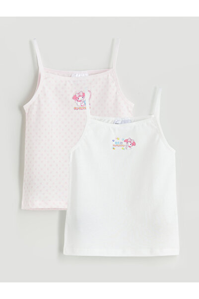 LC Waikiki Maiou cu bretele pentru fete, cu imprimeu Hello Kitty, pachet de 2