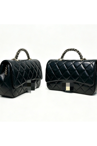 Bleco Vintage Quilted Chain Handbag