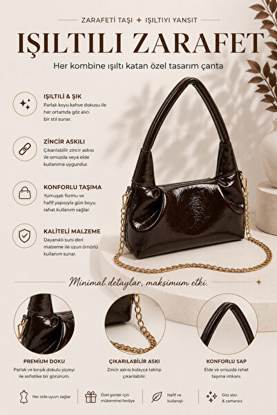 Arenmc store Women's Hand and Shoulder Bag, Suitable for Special Occasions, E...
