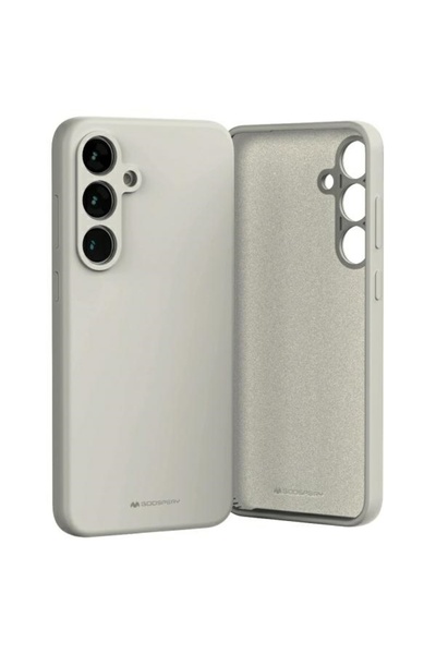 Mercury Goospery Husă de silicon Mercury pentru Samsung Galaxy S24 FE, Bej