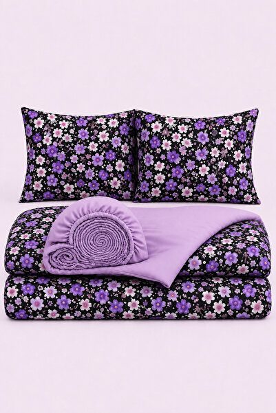 İQON Elasticized Sheet Duvet Cover Set Double Outlt Volt Mr