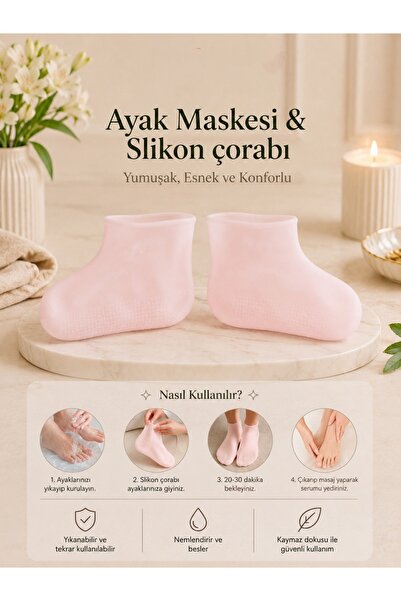 NUHA Ayak maskesi için Slikon çorap