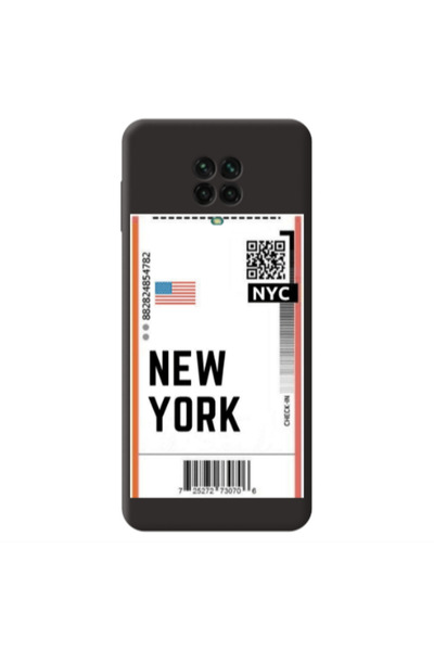 Other Xiaomi Redmi Note 9 Pro New York NYC Black Colored Silicone TPU Θήκη