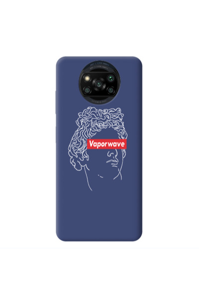Other Xiaomi Poco X3 /X3 Pro Vaporwave Dark blue Colored Silicone TPU Θήκη