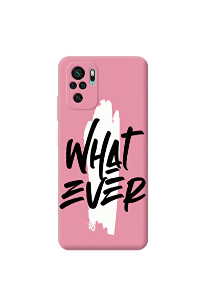 Other Xiaomi Redmi Note 10S What Ever Pink Colored Silicone TPU Θήκη