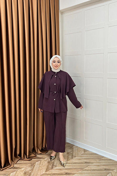 Stilife Charmy İkili Takım Mürdüm