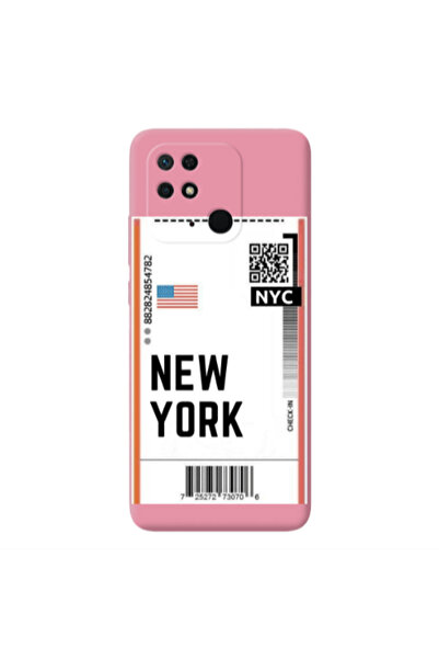 Other Xiaomi Redmi 10C New York NYC Pink Colored Silicone TPU Θήκη