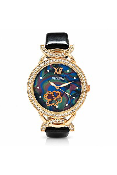 Watch Ceas pentru femei, Casual Francesca di Geneva, Negru, FF356