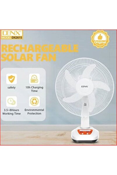 Denx Fan with Solar Power Dinkes 16"