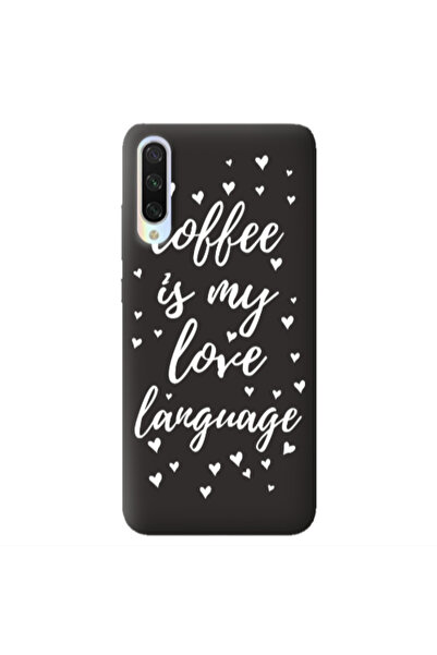 Other Xiaomi Mi 9 Lite Coffe is my love language Black Colored Silicone TPU Θήκη