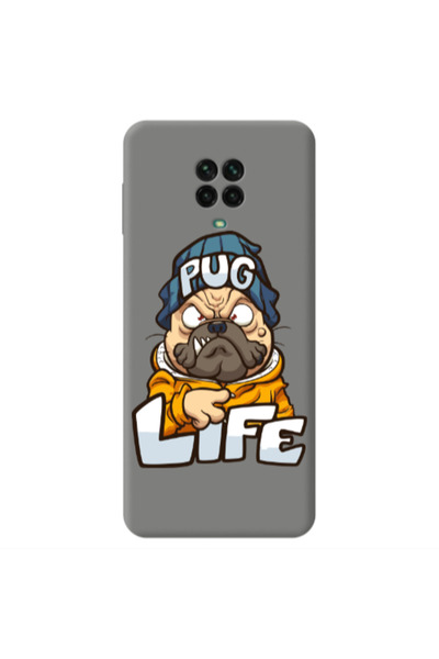 Other Xiaomi Redmi Note 9 Pro Pug Life 2 Grey Colored Silicone TPU Θήκη