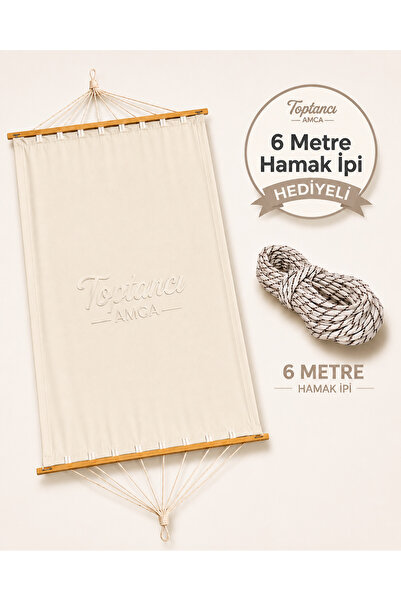 Toptancı Amca Kumaş Hamak Çift Kişilik 120x190 cm 300 Kg Taşıma Kapasiteli | ...