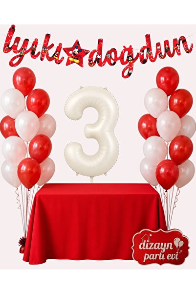 Dizayn Parti Evi Mickey Mouse Doğum Günü Parti Seti 1-9 Yaş İyi Ki Doğdun Ban...