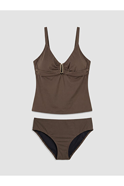 LC Waikiki Vizyon New Season V-Neck Women's Swimsuit Set