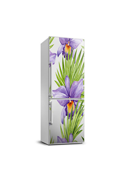 Decormat Autocolant pe frigider Orhidee si palmieri 60 x 180 cm