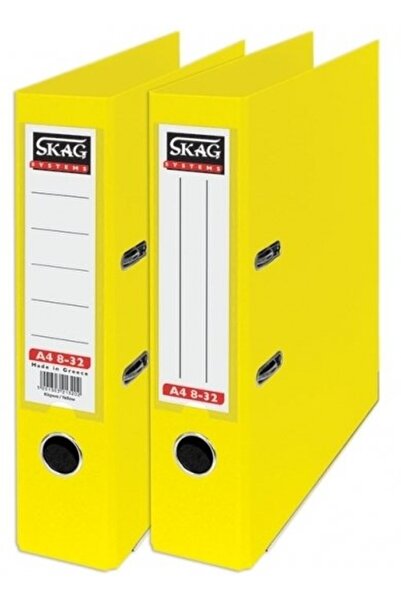Skag Φάκελος γραφείου Α4 8/32 Κίτρινο (213202)