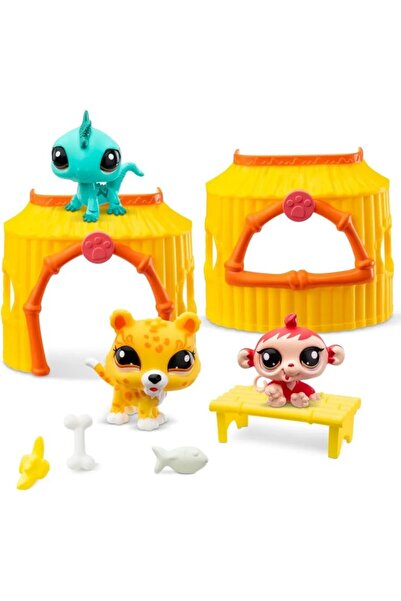 OEM Littlest Pet Shop Φιγούρες Ζούγκλας με Αξεσουάρ - 3 τεμάχια (BF000515)