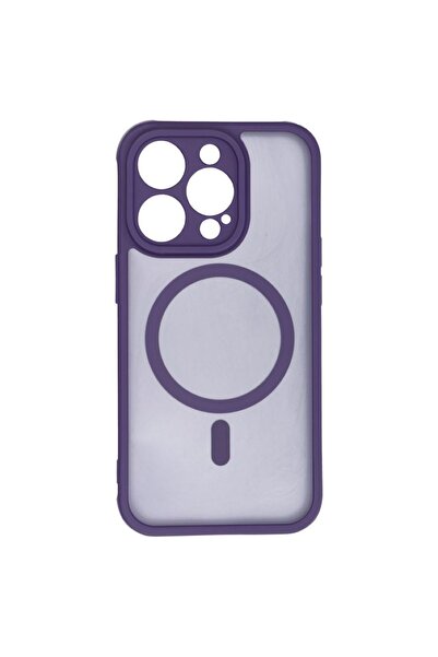 OEM Πλήρως Ματ Υβριδική Θήκη MagSafe Mag Cover Μωβ (iPhone 15 Pro Max) - MT82326