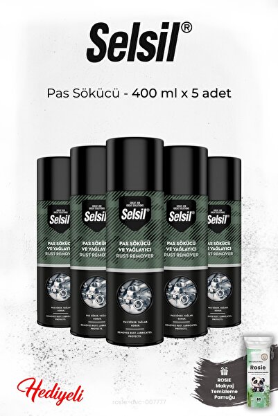 Selsil Pas Sökücü 400 ml x 5 adet ve Rosie