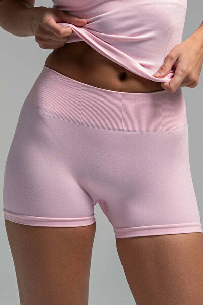 VIGORV High Waist Seamless Gathering Women's Shorts Leggings V Cut Waist Draw...
