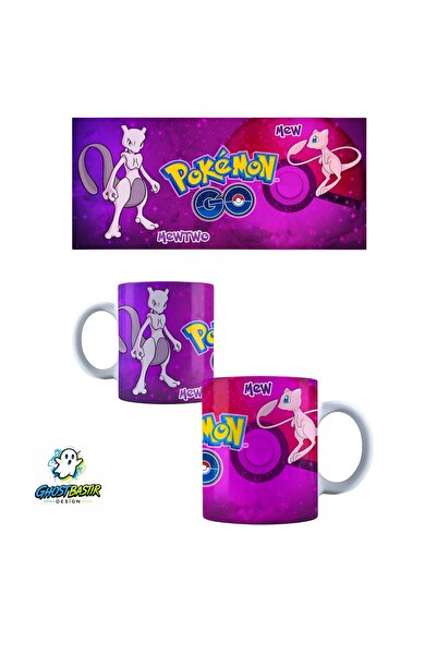 Ghostbastır Design Pokemon Mewtwo Mug Cup |   Single Piece K0367