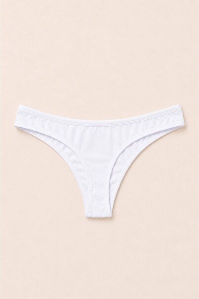Meyzz Premium Kadın Düşük Bel Tanga Külot %95 Pamuk Yumuşak Dokulu Günlük Rahat String 6'Lı
