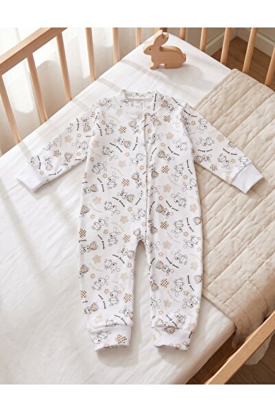 MiniKids Salopeta BB Romania iepuri crem