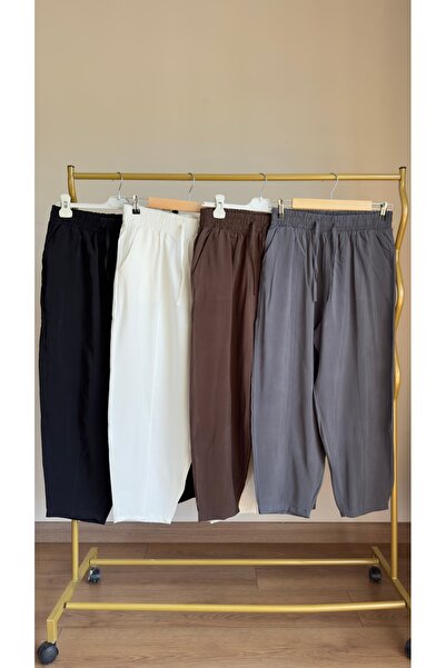 NG BUTİK COLLECTİON KADIN HAVUÇ KESİM PANTOLON SİYAH