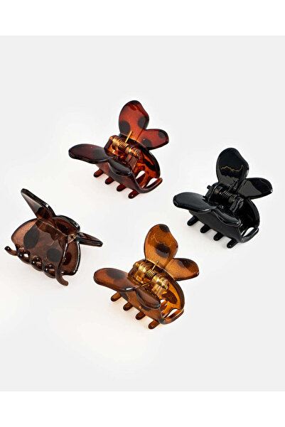 REDTAG Women Assorted 4 Piece Hair Claw Set