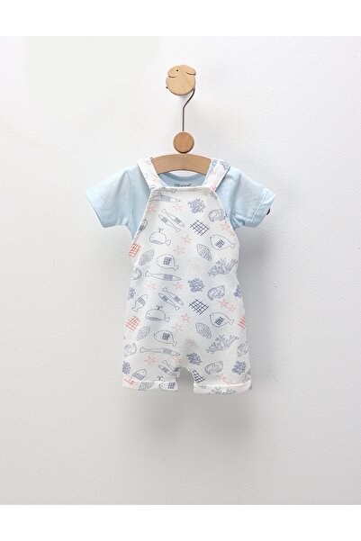 MiniKids Set de vara, Animalute din Ocean, alb-albastru