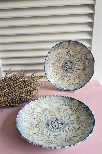 GULHANILE Porcelain Pasta Salad Plate