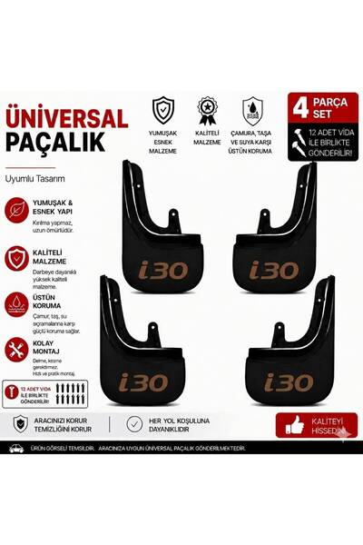 CarEste I30 UYUMLU 4 PARÇA PAÇALIK SETİ
