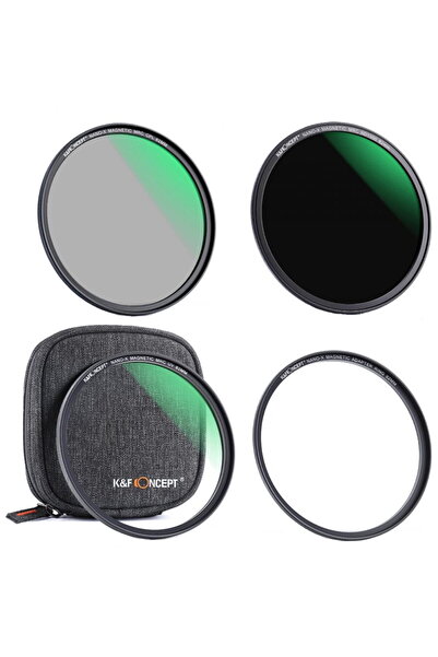 K&F CONCEPT Kit filtre 62mm MCUV+CPL+ND1000 inel magnetic SKU.1653