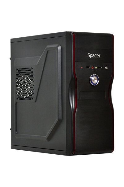 Spacer Carcasă Mid-Tower ATX Mercury, Sursă de alimentare 230W, Neagră