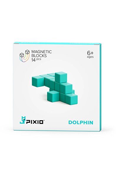 Generic Brand Delfin Turcoaz 14 Piese de Construcție |   Seria de culori