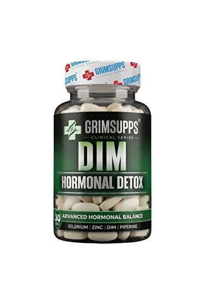 Grimsupps Dim Calcium D-Glucarate Zinc Selenium and Herbal Extracts 30 Tablets
