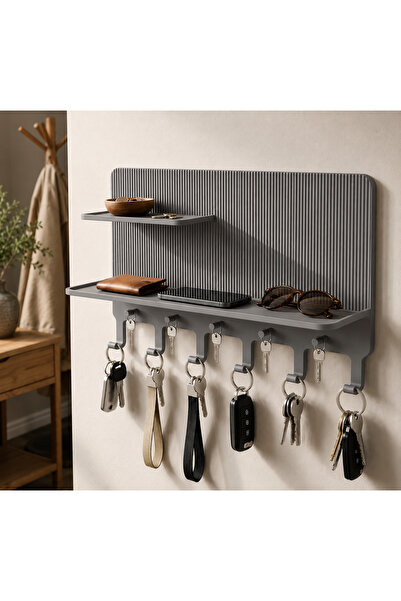 farist Modern Keychain Organizer Rack |   Wall Mounted Key Hanger |   Entranc...