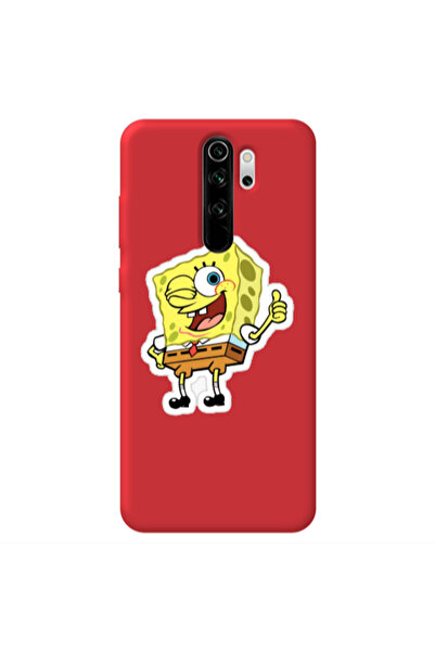 Other Xiaomi Redmi Note 8 Pro spongebob2 Red Colored Silicone TPU Θήκη