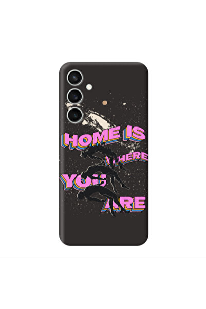 Other Samsung S24 Plus Home Is Where Black Colored Silicone TPU Θήκη