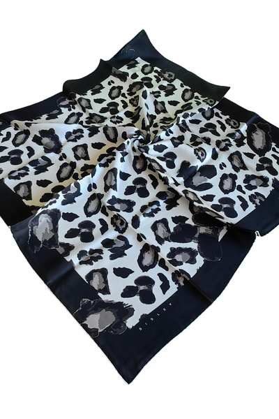 Sisley Tivil Silk Scarf 2026 Summer Season 2022-002 Black