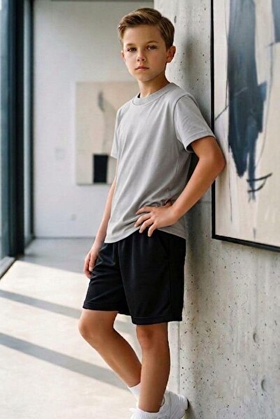 Pina Kids Boy's Cotton Combed Shorts Double Set Tkm1017