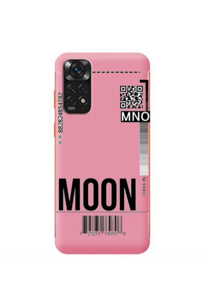 Other Xiaomi Redmi Note 11 4G A ticket to the moon Pink Colored Silicone TPU ...