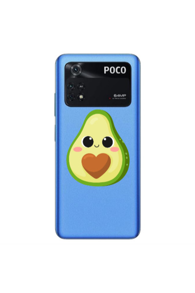 Other Xiaomi Poco M4 Pro 4G Baby avocado Transparent Silicone TPU Θήκη