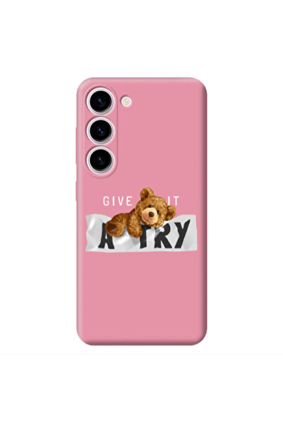 Other Samsung S23 Plus Give me Pink Colored Silicone TPU Θήκη
