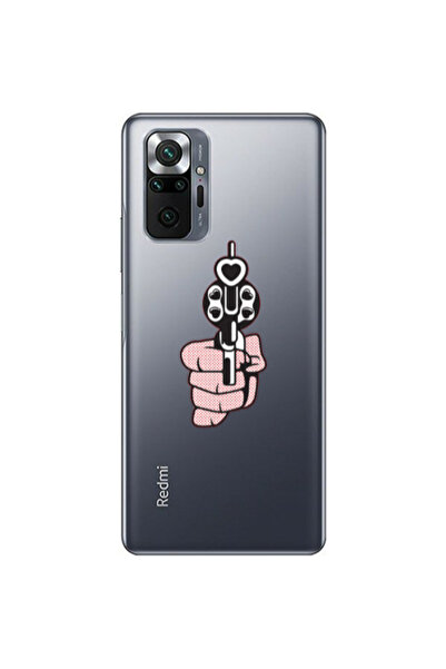 Other Xiaomi Redmi Note 10 Pro Max Heart gun Transparent Silicone TPU Θήκη