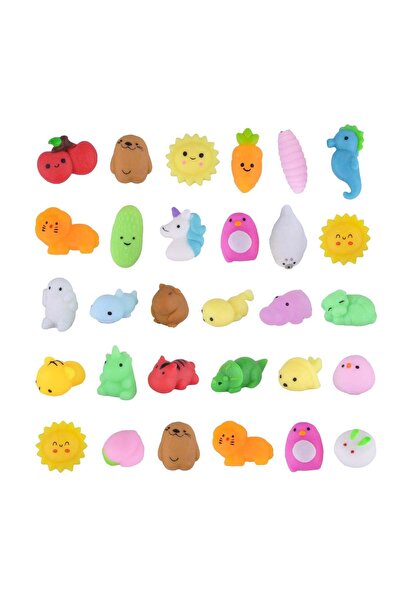 Power Joy - Soft Animals Fidget Toy - Multicolor - 30 Pcs