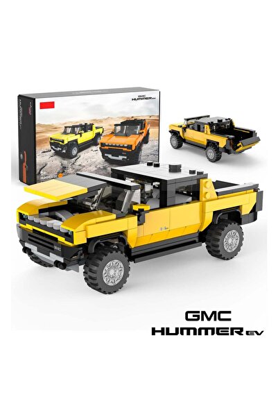 Rastar Bricks - Hummer Ev Yellow - 431 Pieces