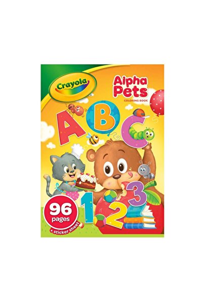 Crayola كتاب تلوين مكون من 96 صفحة، ألفابيت