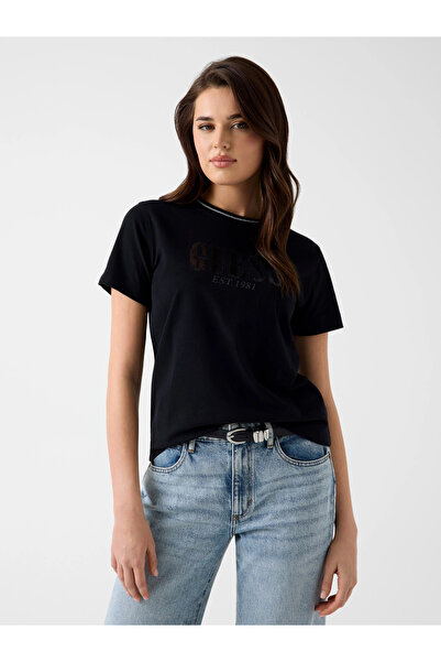 Guess Sequins Women's Regular Fit T-Shirt