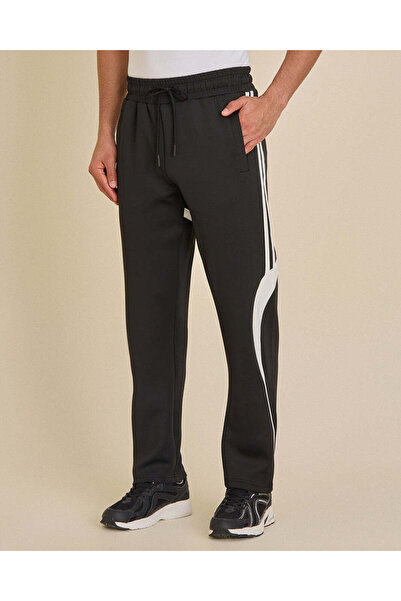 REDTAG Men Black Sports Track Pants